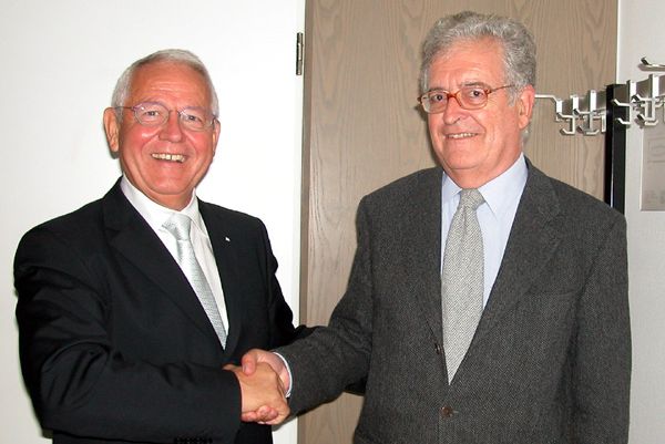 Volker Neumann i Xavier Folch.