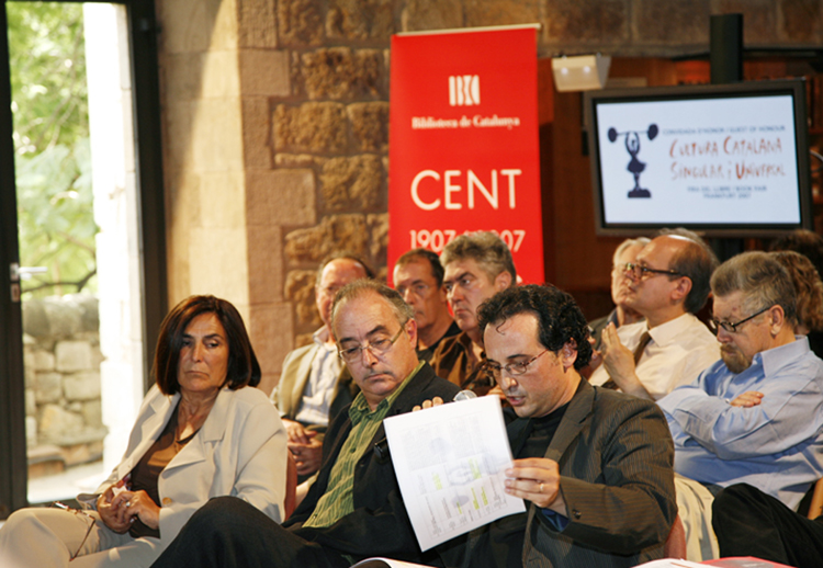 Dolors Lamarca, Josep Bargalló y Carles Torner