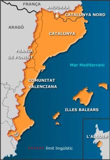 Mapa de la llengua catalana 